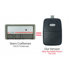 Sears Craftsman 139.53718 Compatible 390 MHz  Visor Remote Control 8 or 9 Dip Switch